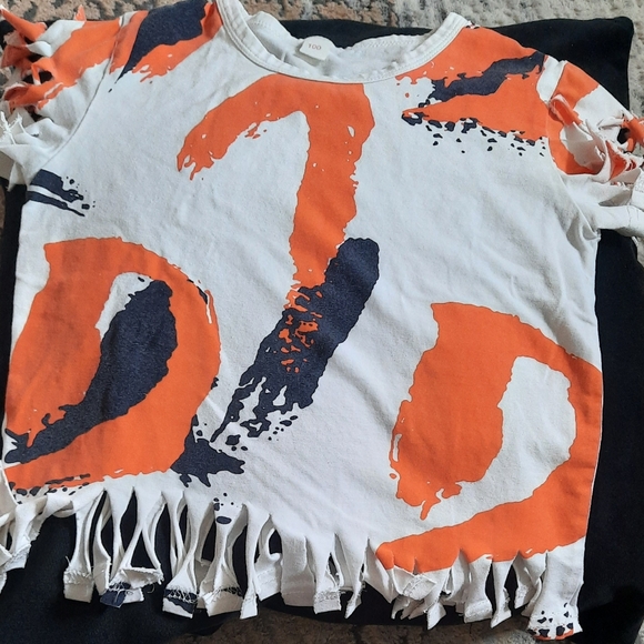 Orange 2pc Shorts Set - Picture 2 of 2